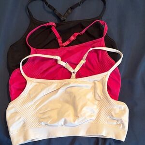 Old Navy Sports Bras - Black, Pink, and White
